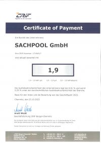 CRIF - Certificate of Payment 2024